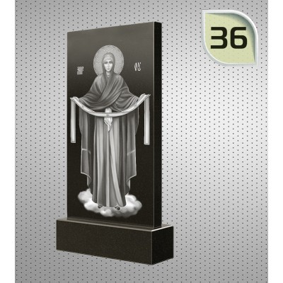 Памятник гранитный 1 размер 60x40x5;