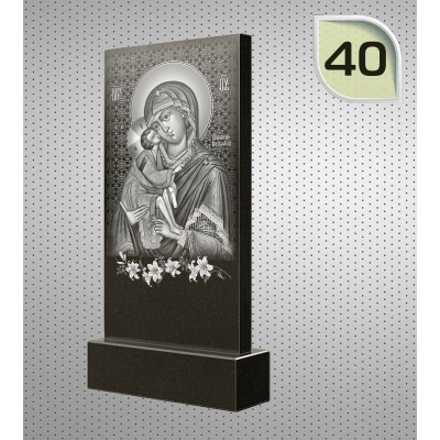 Памятник гранитный 1 размер 60x40x5;