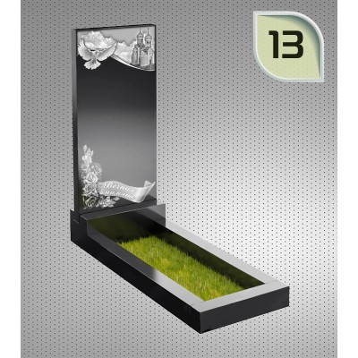 Памятник гранитный 1 размер 60x40x5;