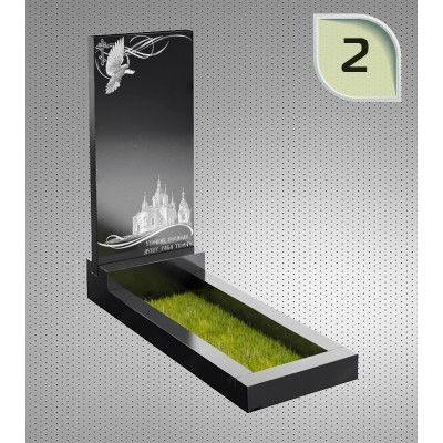 Памятник гранитный 1 размер 60x40x5;