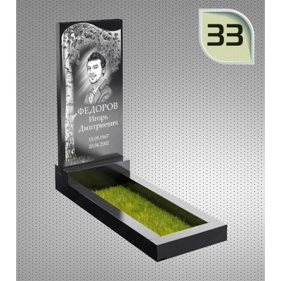 Памятник гранитный 1 размер 60x40x5;