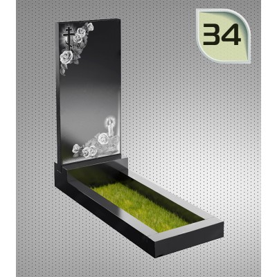 Памятник гранитный 1 размер 60x40x5;
