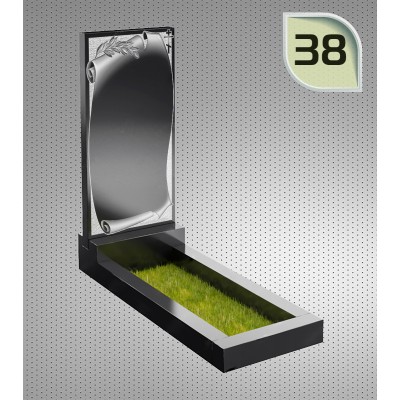 Памятник гранитный 1 размер 60x40x5;
