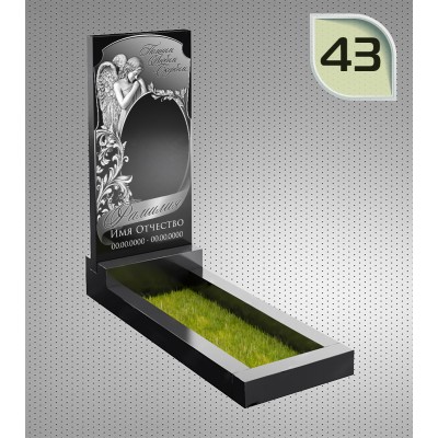 Памятник гранитный 1 размер 60x40x5;