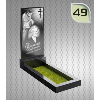 Памятник гранитный 1 размер 60x40x5;