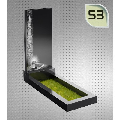 Памятник гранитный 1 размер 60x40x5;