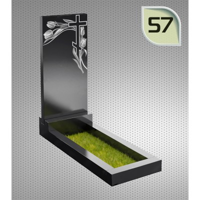 Памятник гранитный 1 размер 60x40x5;