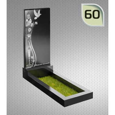 Памятник гранитный 1 размер 60x40x5;
