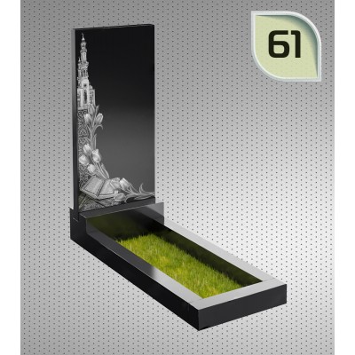 Памятник гранитный 1 размер 60x40x5;