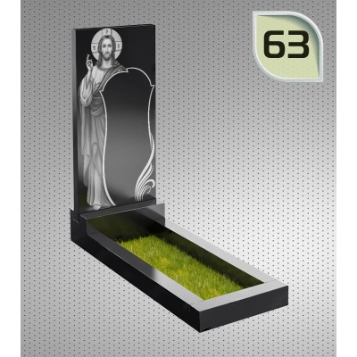 Памятник гранитный 1 размер 60x40x5;