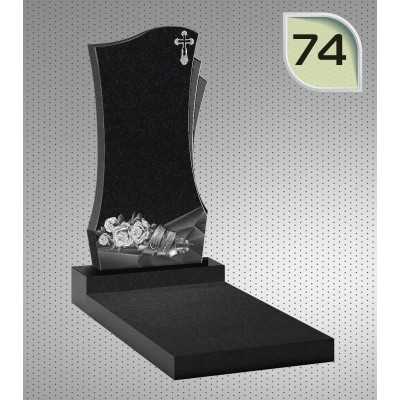 Памятник гранитный 1 размер 60x40x5;