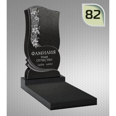 Памятник гранитный 1 размер 60x40x5;