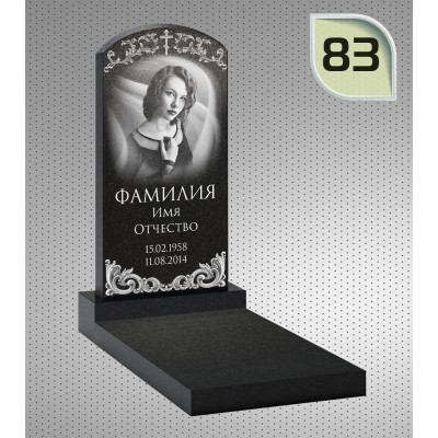 Памятник гранитный 1 размер 60x40x5;